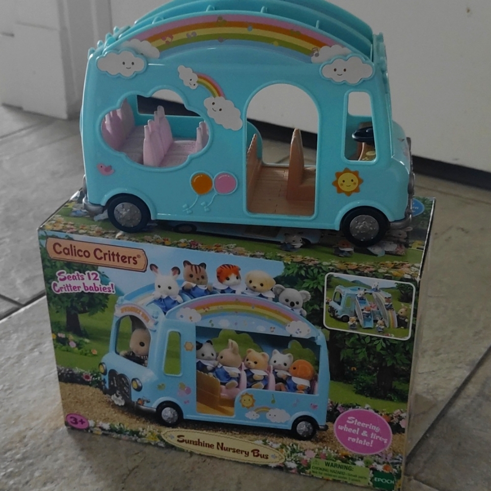 Calico Critters nursery bus
